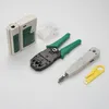 9-in-1 Netwerkreparatie Tool RJ45 Krimptoegang Draagbare LAN Netwerk Reparatie Tool Kit Kabel Tester en Pluier Crimp Crimper Klem Nieuw