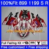 Injection For DUCATI 899 1199 S R Panigale 12 13 14 15 16 325HM.0 899R 1199R 899S 1199S 2012 2013 2014 2015 2016 OEM Fairing Hot red black