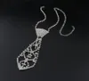 Gros-n transfrontalier vente chaude style bijoux collier de mode perceuse hydraulique griffe chaîne personnalité collier bijoux de mode collier