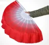 5 kleuren Chinese zijde hand ventilator buik dansen korte fans fase prestatie fans rekwisingen voor partij