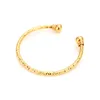 Liten härlig guld Dubai Africa Bangle Arab Jewelry Gold Charm Girls India Anklet Armband Smycken för barn Baby Birthday Gift1235C