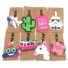 Travel Accessories Luggage Tags Animal Cartoon Silica Gel Suitcase ID Addres Holder Baggage Boarding Portable Label (Retail)