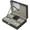 PU CAIXA DE CATAÇÃO DE CALARIA CAIXA DE ARGANIZADOR HAPENDEND Caixa de armazenamento para relógios Ornamento de jóias Casas de contêiner caixas portable28347298252
