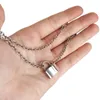 Collana a catena unisex da uomo e donna fatta a mano Collane con ciondolo con colletto in metallo con chiusura quadrata resistente4193453