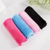 Herbruikbare Microfiber Gezichtsreiniging 4 Kleuren Handdoeken Doek Make-up Pads Remover 40 * 17cm Reiniging Beauty Wash Tools 10pcs