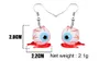 Dangle & Chandelier Acrylic Halloween Horror Blood Eyeball Eye Earrings Drop Festival Jewelry For Girls Women Teen Charm Gift