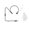 10X 1 Pin 3.5mm Telefono Gola MIC Auricolare Covert Air Tube Auricolare per Samsung