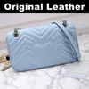 2020 Ny högkvalitativa kvinnor mode marmont lyxdesigner Väskor Äkta läder Crossbody Handbag Pures Backpack Shoulder Bag 3 Storlek