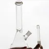 11inch Glass Bong 5mm d'épaisseur Dab Rig Oil Rigs Fumer Pipe Bubbler Hookahs avec bol de 14mm et downstem