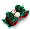 Paillettes De Noël Ornements De Cheveux D'animaux De Compagnie Chien Chat De Noël Arcs De Cheveux Chiot Toilettage Arcs Accessoires De Cheveux Bandes De Caoutchouc Cadeaux De Noël