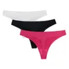 Kvinnor Thong G-String Thong Seamless Panties Low-Rise Tanga Solid String Sexig Femme Underkläder Underkläder Underkläder Panties Kvinnor Intimates