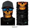 3D Seamless Camo Skull Mask Magic Neck Gaiter Gesichtsmaske Head Shield Sport Camping Radfahren Angeln Bandana Stirnband Schal Männer Wome