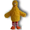 2019 Big Yellow Bird Mascot Costume Cartoon Character Costume Party Free Shipping