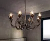 NUOVO 6 teste di sospensione Apparecchio Vintage Illuminazione industriale lampada a sospensione in stile loft Retro lampade Cafe Bar Camera Ferro Lampara MYY