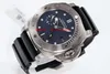 ZF Factory SUBMERSIBLE Herenhorloges pam371 Horloge Titanium Sporthorloge Lichtgevende Horloges Saffier Waterdicht p9001 Automatisch Me194U