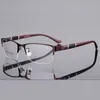 Großhandel-Rand-Legierung Front Felge Flexible Kunststoff TR-90 Tempel Beine Optische Brillen Rahmen für Männer und Frauen Eyewear