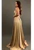 Newest Sexy V Neck Split Bridesmaid Dresses Cheap Long Sheath Formal Gowns Elegant Wedding Guest Prom Ball Party Dress Custom