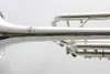 Yeni Varış Ücretsiz Kargo Bach AB-190S Pirinç BB Trompet Yüksek Kalite Gümüş Kaplama Dava Aksesuarları ile Gümüş Kaplama Profesyonel Müzik Aletleri