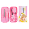 Set manicure neonato Tagliaunghie per bambini Set tagliaunghie per ragazze in acciaio inossidabile Set 4 pezzi Tagliaunghie per manicure Trim C8010717