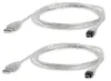 USB do FireWire IEEE 1394 4 Pin ILINK Adapter Data Cable 5 stóp 1,5 m Clear and Black