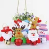 2017 Nuovo Natale Babbo Natale Pupazzo di neve Orso Alce 8 Stili Esclusivo Super Cute Decorazioni natalizie Decorazioni per alberi Festival Giocattolo Nave libera