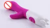 G-spot vibrators waterdichte dual vibratie vibrerende stok konijn dildo seksspeeltjes voor vrouwen volwassen sex producten gratis verzending