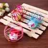 Cat Toys Lovely Ball Mouse Toys for Cats Feather Funny Playing Mice Mouse Toys Pet Animals Cute Plush Toy GA664