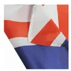 3x5 National Britse vlag, enkelzijdig afdrukken 90% bloeden polyester zeefdruk vlaggen, van professionele fabrikant, gratis verzending