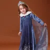 Frozen Princess Aisha Skirt Autumn Winter Clothing Children039s Dress Love Sand Queen Girl2577993