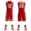 custom Top quality men's personality basketball training jersey set blank college tracksuits breathable basketball uniforms sport wear