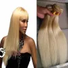 AliMagic Svart Brun Blond Röd Människohår Weave Bundles 8-26 Inch Brazilian Straight Remy Hair Extension Kan köpa 2 eller 3 buntar