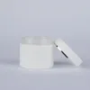 30g 50g 100g pot de crème, double couche, récipient de maquillage en plastique blanc, boîte de cosmétiques échantillon PP, cartouche de masque vide F20171159