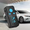 Adattatore X6 ricevitore Bluetooth Auto Car Aux Kit TF di sostegno A2DP audio stereo Bluetooth Receiver HandFree per iPhone