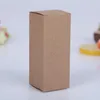 2.8x2.8x7cm kraftpapier kartonnen doos lippenstift cosmetische parfumfles etherische olie verpakking doos zwart wit DHL snelle verzending LX1852