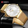 Curren Top Brand Luxury Moda Classic Design Quartz Men Watches Full Steel Band Wristwatch Hodinky Relogio Masculino208C