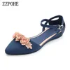 Zzpohe Summer Fashion Woman Mjuk stor storlek Flip Flops Comfort Women's Sandals Y190704