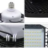 45W 60W 80W E27 LED-lampa SMD2835 Superljus LED-vikbar fläktblad Vinkeljusterbar taklampa Hem Energibesparande ljus - USA-lager