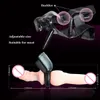 Lesbiennes Strapon Harnais Double Dildo Super Doux Sangle En Silicone Sur Cock Pénis Réaliste Adult Sex Toys pour Femme Produits de Sexe Y191022