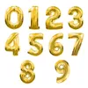 32 Inches Number Balloon Birthday Party Decorations Color Aluminum Foil Balloons Wedding Home Banquet Supplies 0 9ch H19