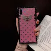 Casos de telefone de luxo para iphone 13 12 11 pro max xs xr 8 7 mais shell glitter bling bee padrão anti-fal estojo à prova de choque samsung nota10 huawei p20