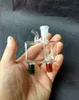 Accesorios de bongs de vidrio de cachimba de caja pequeña transparente, pipas de vidrio para fumar, mini pipas de mano multicolores coloridas, la mejor cuchara de vidrio