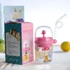 Waterfles babybeker kinderen leren voederen stro sap drinken melkfles kleine walvis spuit water voor baby om VT1374 te spelen