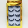 3D Mink Eyelashes Natural False Eyelashes Long Eyelash Extension Faux Faux Eye Lashes Makeup Tool 5pairsset Rra25126416255
