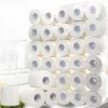 10 Rollen Schnelle Lieferung Toilettenpapierschichten Home Bad Toilettenpapier Primärholzzellstoff Toilettenpapier Seidenrolle FS9504