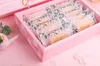 Rose cerisier fleur gâteau bonbons biscuits pâtisserie emballage boîte papier cadeau boîte sac à main livraison gratuite WB910