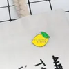 Fruit Lemon брошь булавку горьковатого Jean рубашка Pins рюкзак сумка Hat Badge куртка Брошь Ткань ювелирные изделия Симпатичный Pins