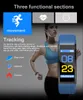 115 Plus Bluetooth montre intelligente moniteur de fréquence cardiaque Tracker de remise en forme montre intelligente étanche sport Bracelets intelligents pour Android iPhone iOS