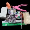48PCS Nail Acrylic Glitter Set för Manicure Nail Kit Gel Polish Decoration False Tip Gel Brush Tool Set
