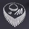 NEW Fashion Wedding Bridal Crystal Rhinestone Jewelry Sets African Beads Dubai Gold Color Statement Jewellery Costume