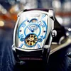 Guanqin 2018 New Watch Men Automatic Tourbillon Skelett Mekanisk Vattentät Guldklocka Toppmärke Luxury Relogio Masculino